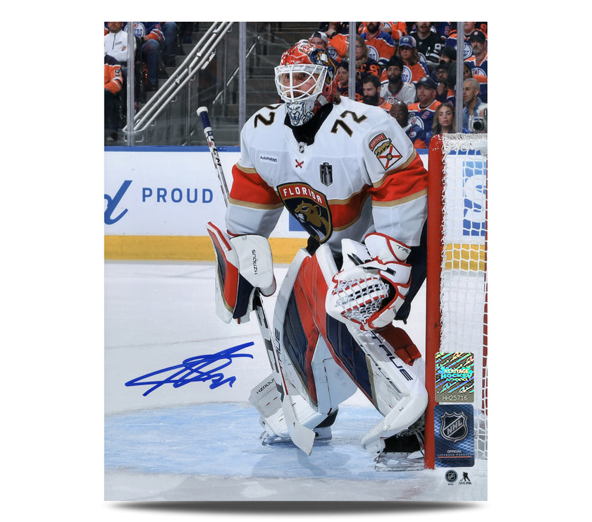 Sergei Bobrovsky Signed Florida Panthers Playoff Finals 8X10 Photo