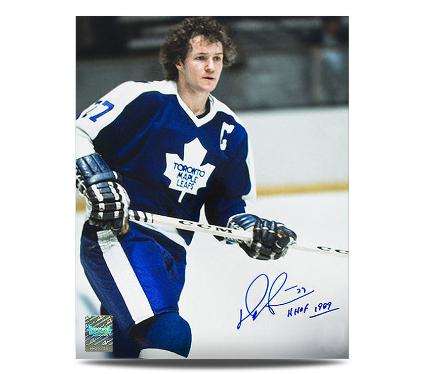 Darryl Sittler Signed Toronto Maple Leafs Captain 8X10 Photo with HOF Note - Heritage Hockey™