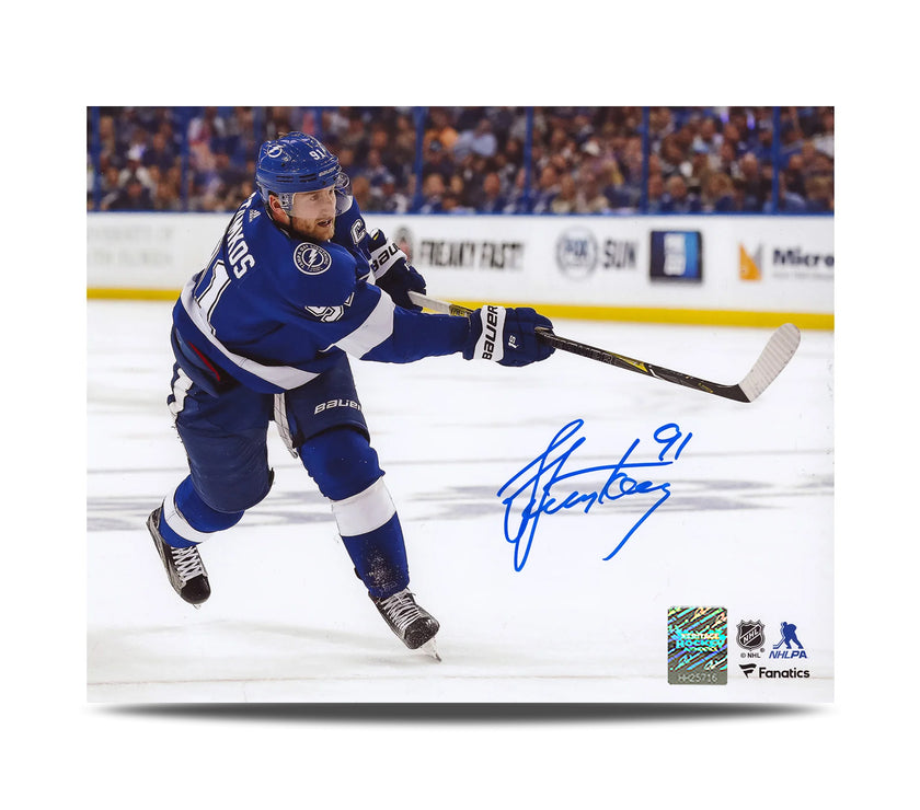 Steven Stamkos Signed Tampa Bay Lightning Shooting 8X10 Photo