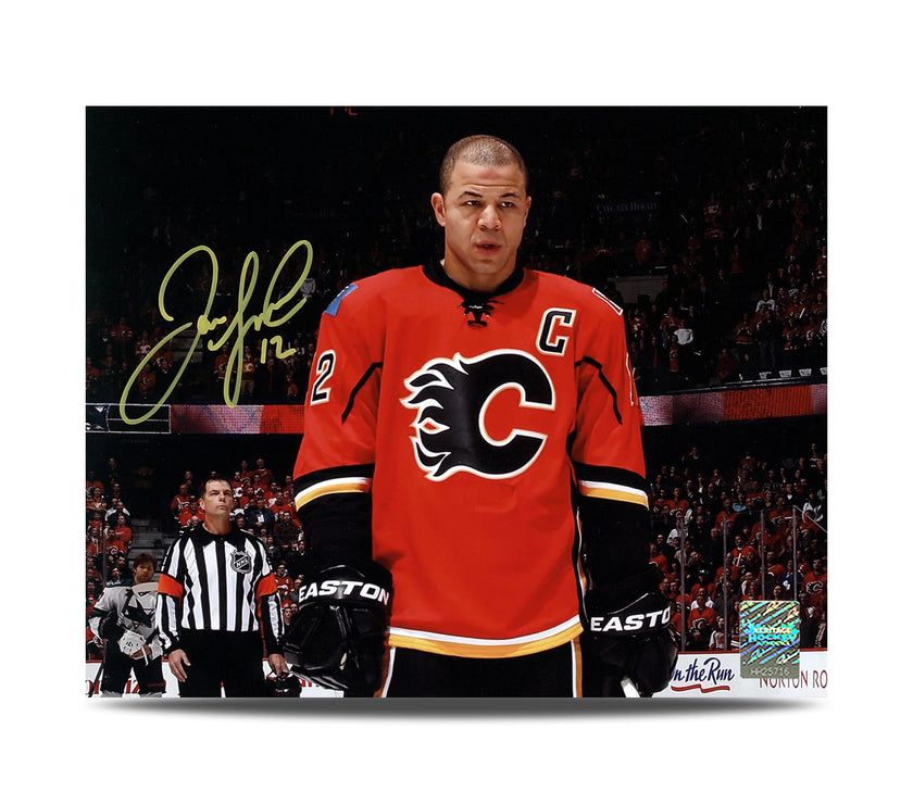 Jarome Iginla Signed Calgary Flames 8X10 Photo