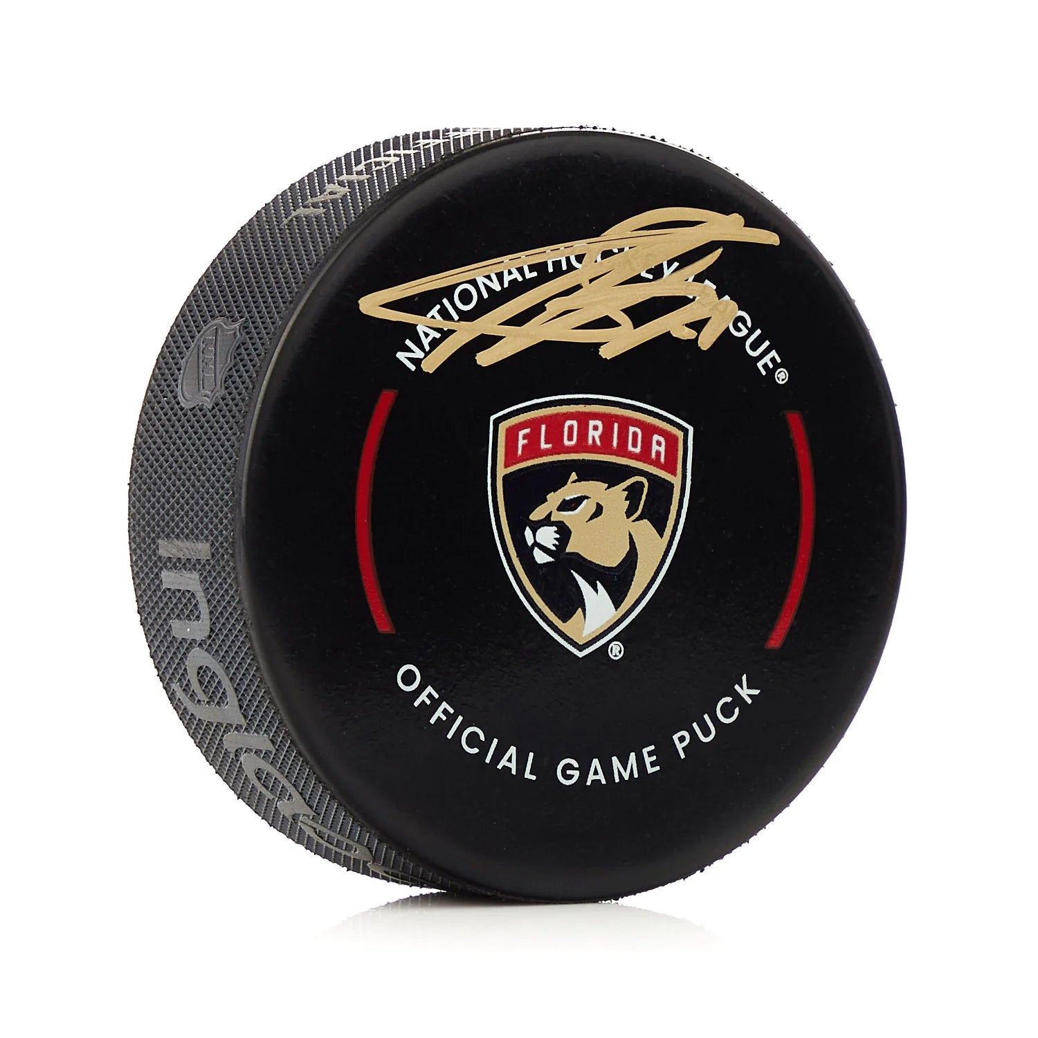 Sergei Bobrovsky Signed Florida Panthers Official Game Puck