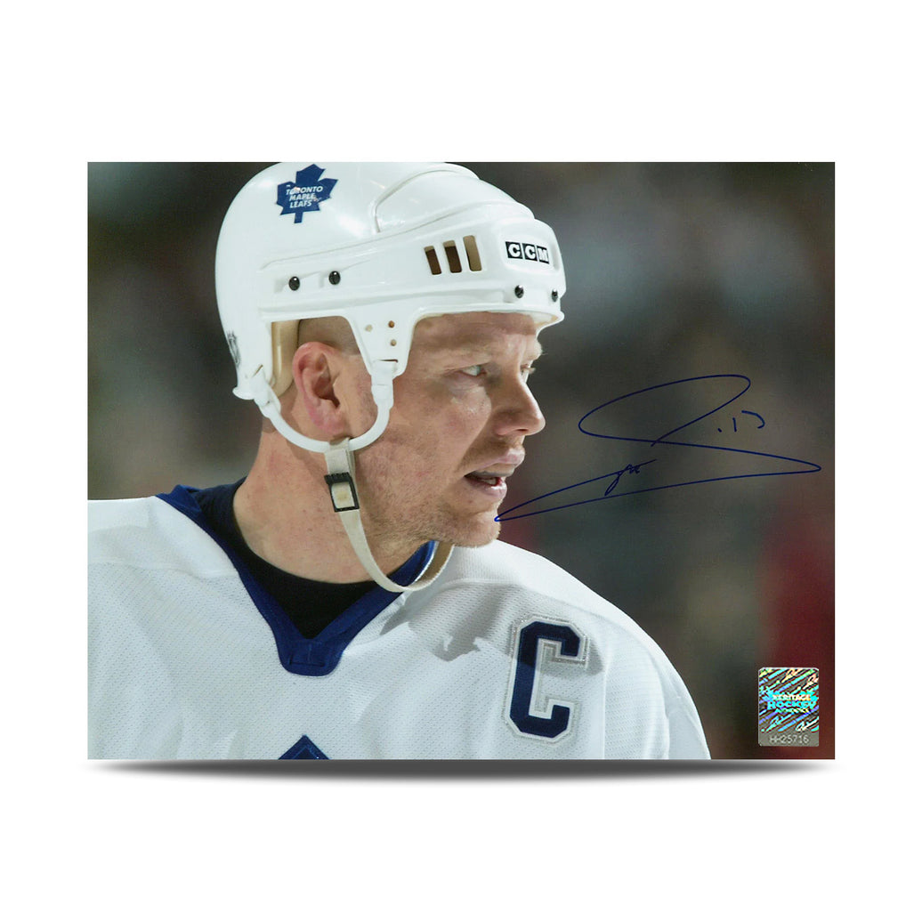 Mats Sundin Signed Toronto Maple Leafs Close-Up 8X10 Photo