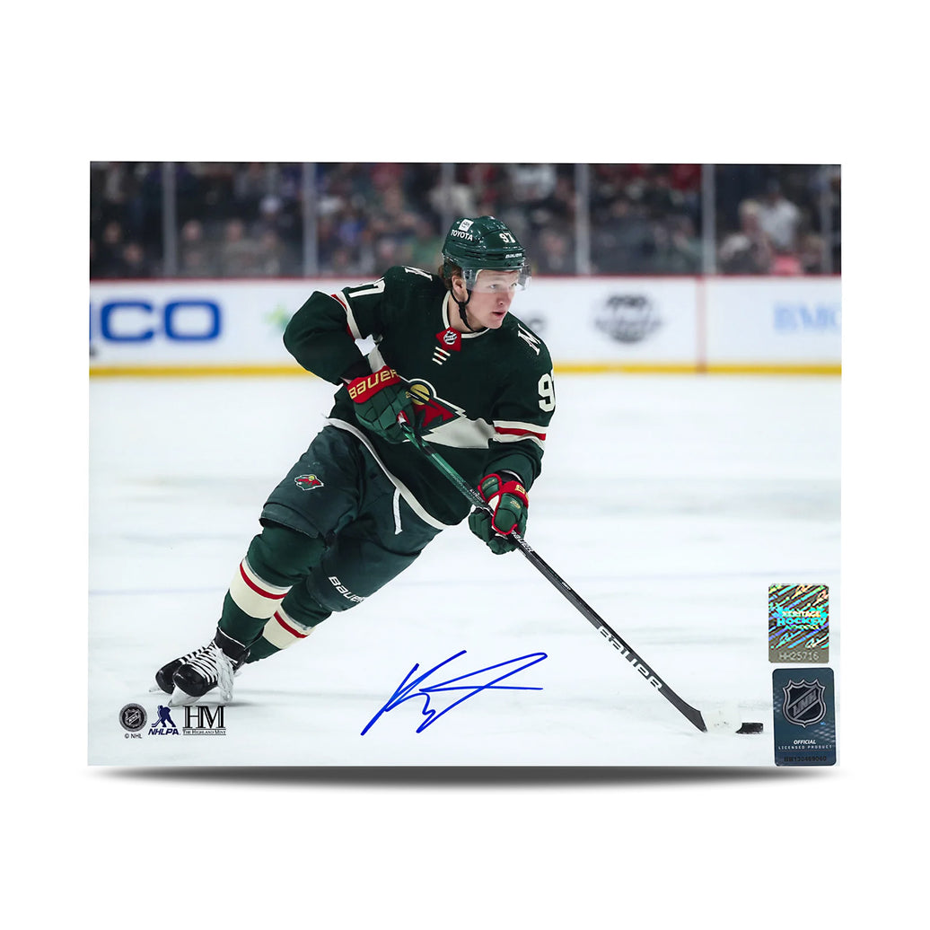 Kirill Kaprizov Signed Minnesota Wild Playmaker 8X10 Photo