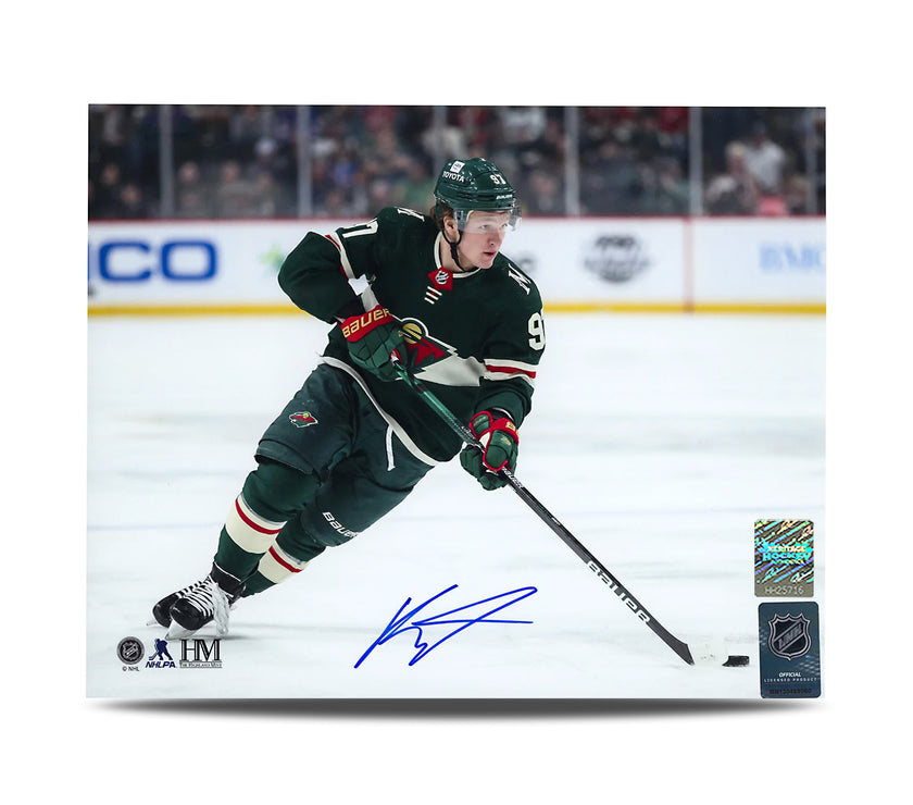 Kirill Kaprizov Signed Minnesota Wild Playmaker 8X10 Photo