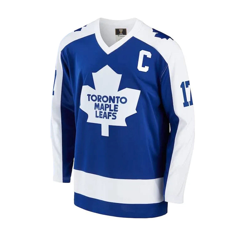 Wendel Clark Signed Toronto Maple Leafs Fanatics Vintage Blue Jersey