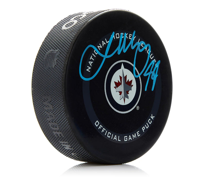Josh Morrissey Signed Winnipeg Jets Official Game Puck