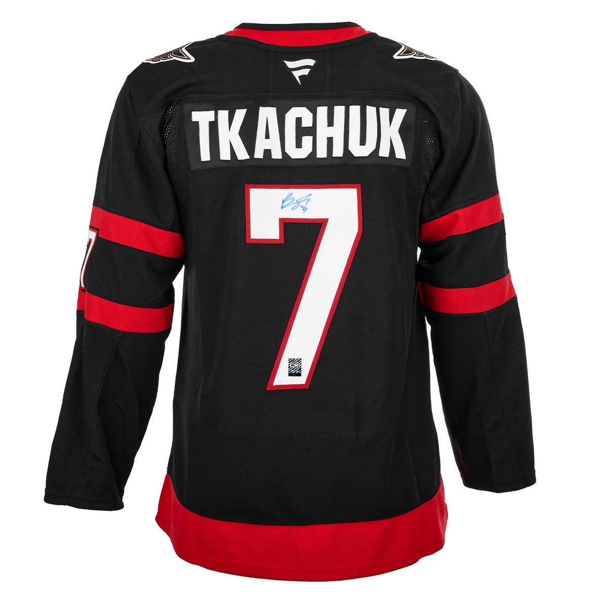 Brady Tkachuk Signed Ottawa Senators Fanatics Premium Home Black Jersey