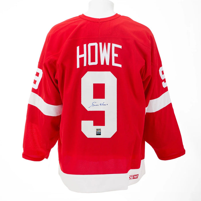Gordie Howe Signed Detroit Red Wings CCM Vintage Red Jersey