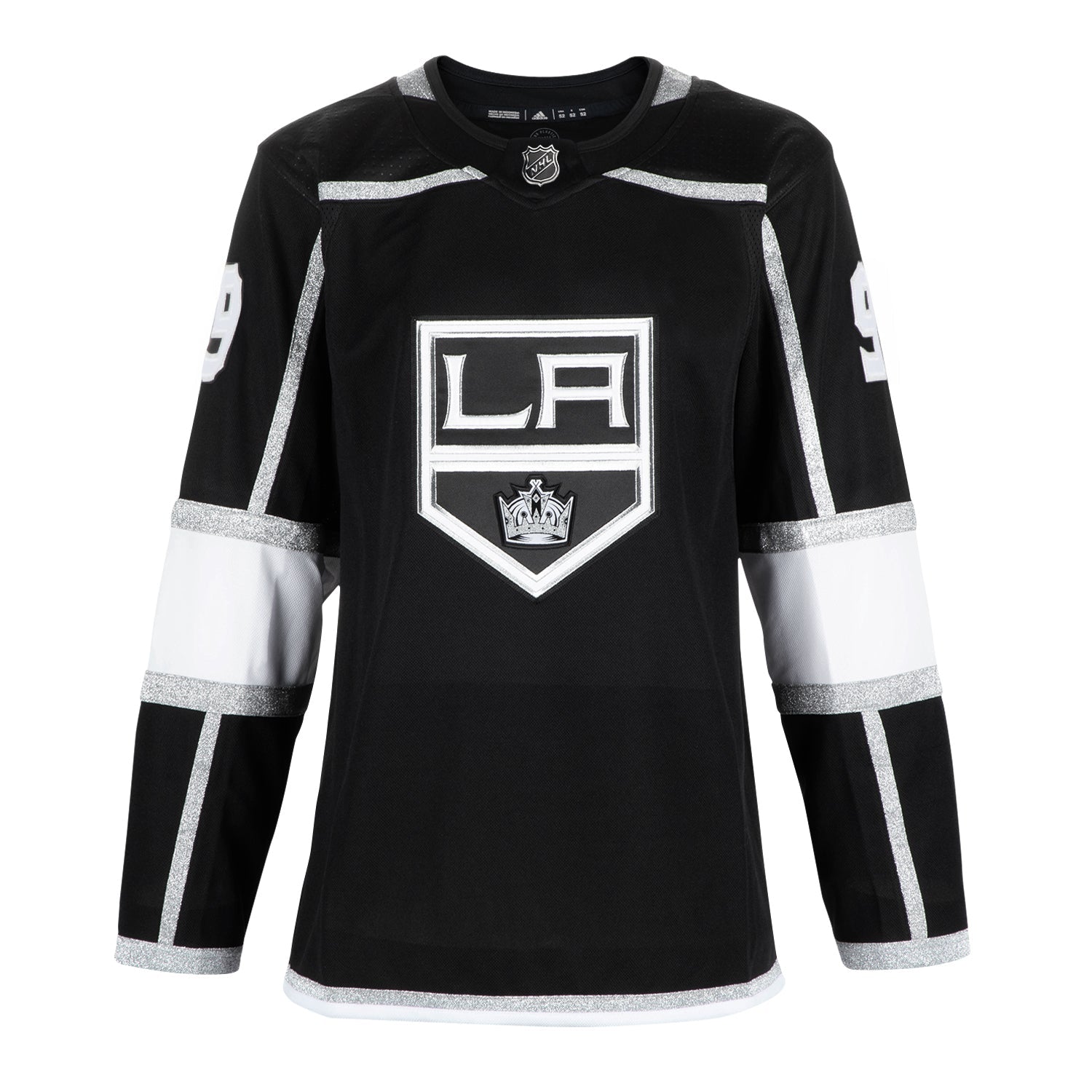Adrian Kempe Signed Los Angeles Kings Adidas Pro Home Black Jersey