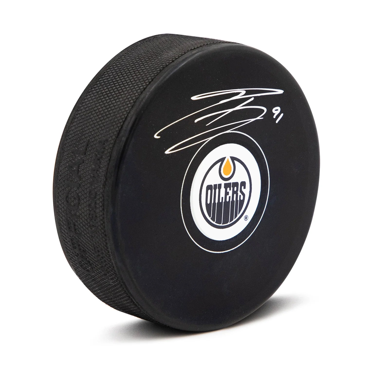 Evander Kane Signed Edmonton Oilers Puck
