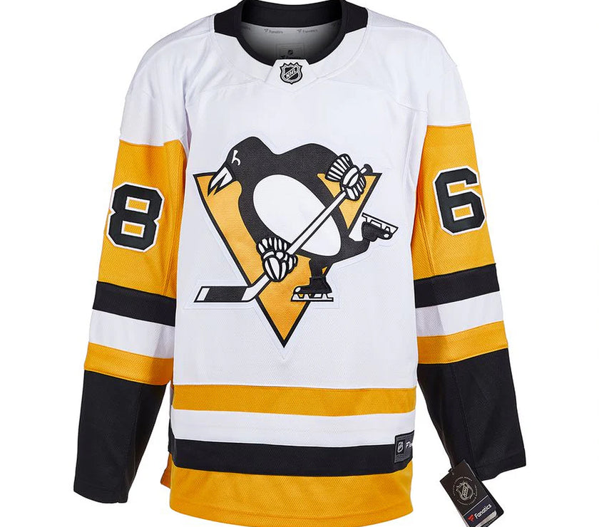 Jaromir Jagr Signed Pittsburgh Penguins Fanatics Breakaway Away White Jersey
