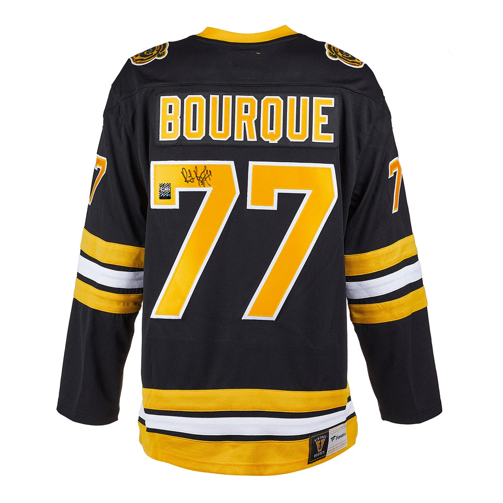 Ray Bourque Signed Boston Bruins Fanatics Vintage Black Jersey
