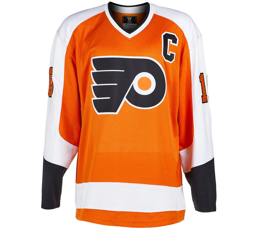 Bobby Clarke Signed Philadelphia Flyers Fanatics Vintage Orange Jersey - Heritage Hockey™