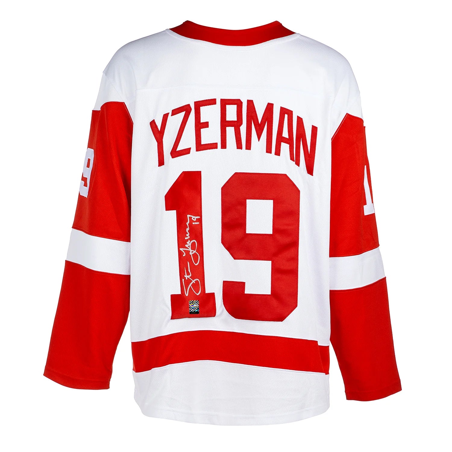 Steve Yzerman Signed Detroit Red Wings Fanatics Breakaway Away White Jersey - Heritage Hockey™