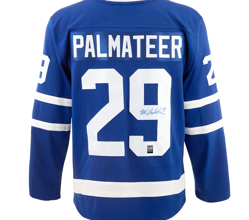 Mike Palmateer Signed Toronto Maple Leafs Fanatics Breakaway Home Blue Jersey