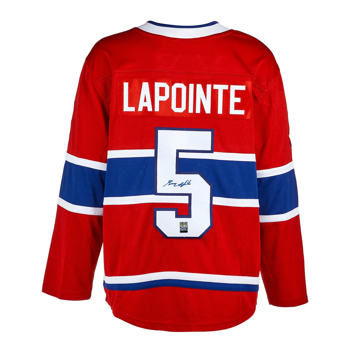 Guy Lapointe Signed Montreal Canadiens Fanatics Breakaway Home Red Jersey - Heritage Hockey™