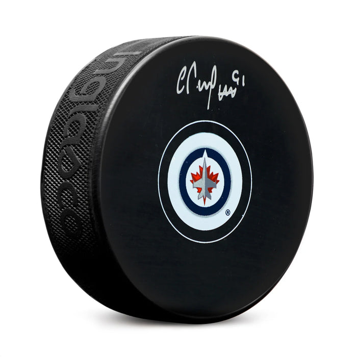 Cole Perfetti Signed Winnipeg Jets Puck