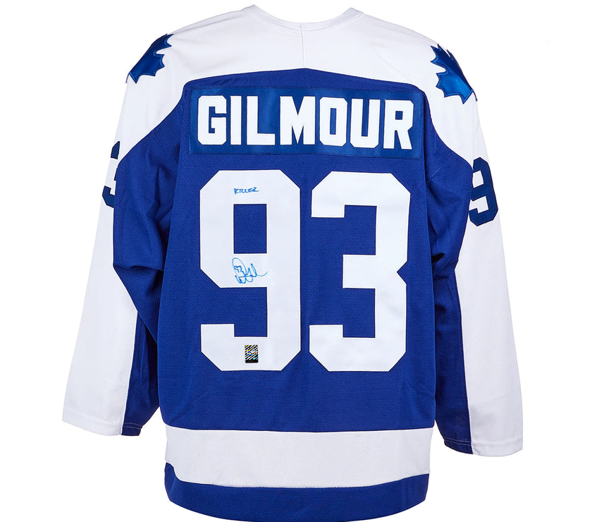 Doug Gilmour Signed Toronto Maple Leafs Mitchell & Ness Blue Jersey - Heritage Hockey™