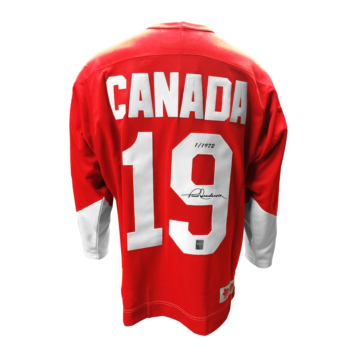 50th Anniversary Paul Henderson Signed Limited Edition Team Canada 1972 Summit Series Home Red Jersey