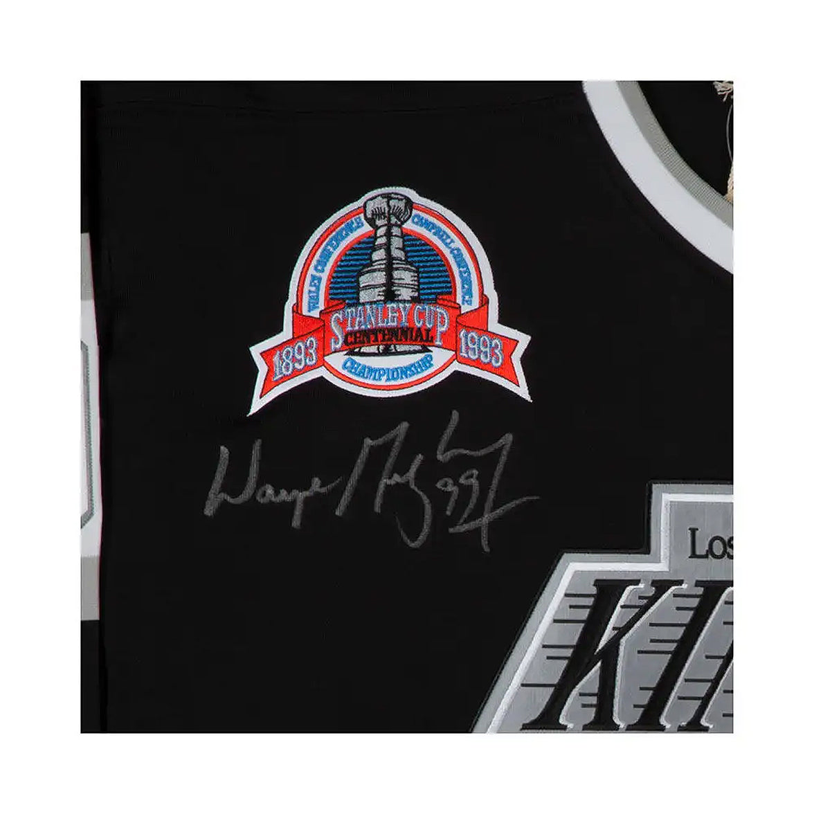 Wayne Gretzky Signed Los Angeles Kings Mitchell & Ness Authentic 1992-93 Black Jersey