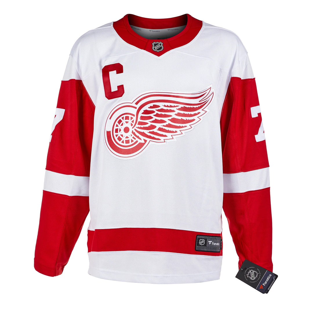 Ted Lindsay Signed Detroit Red Wings Fanatics Breakaway Away White Jersey