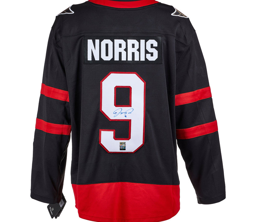 Josh Norris Signed Ottawa Senators Fanatics Breakaway Home Black Jersey
