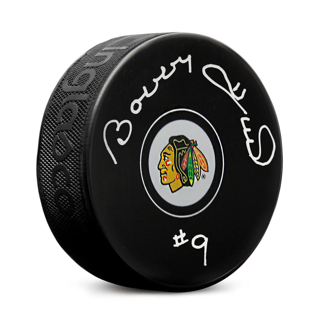 Bobby Hull Signed Chicago Blackhawks Puck