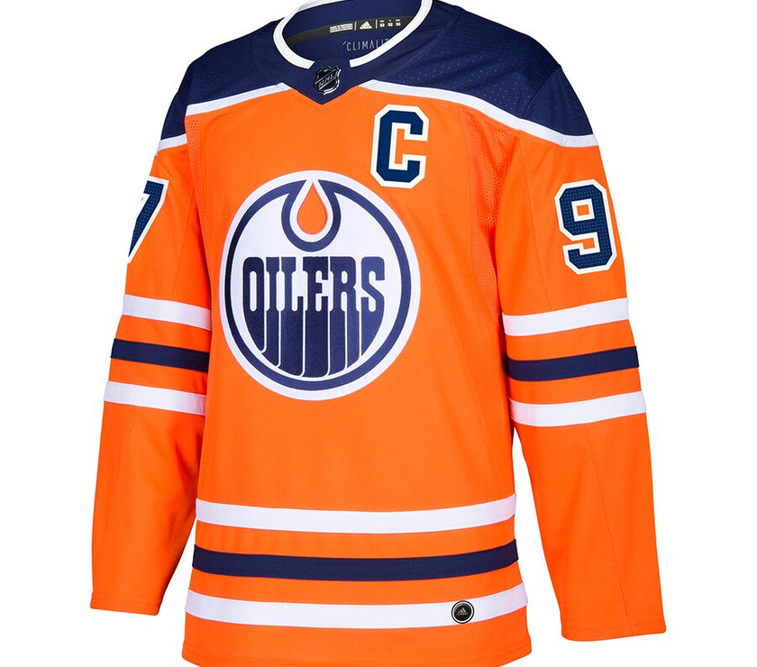 Connor McDavid Signed Edmonton Oilers Adidas Pro Home Orange Jersey - Heritage Hockey™