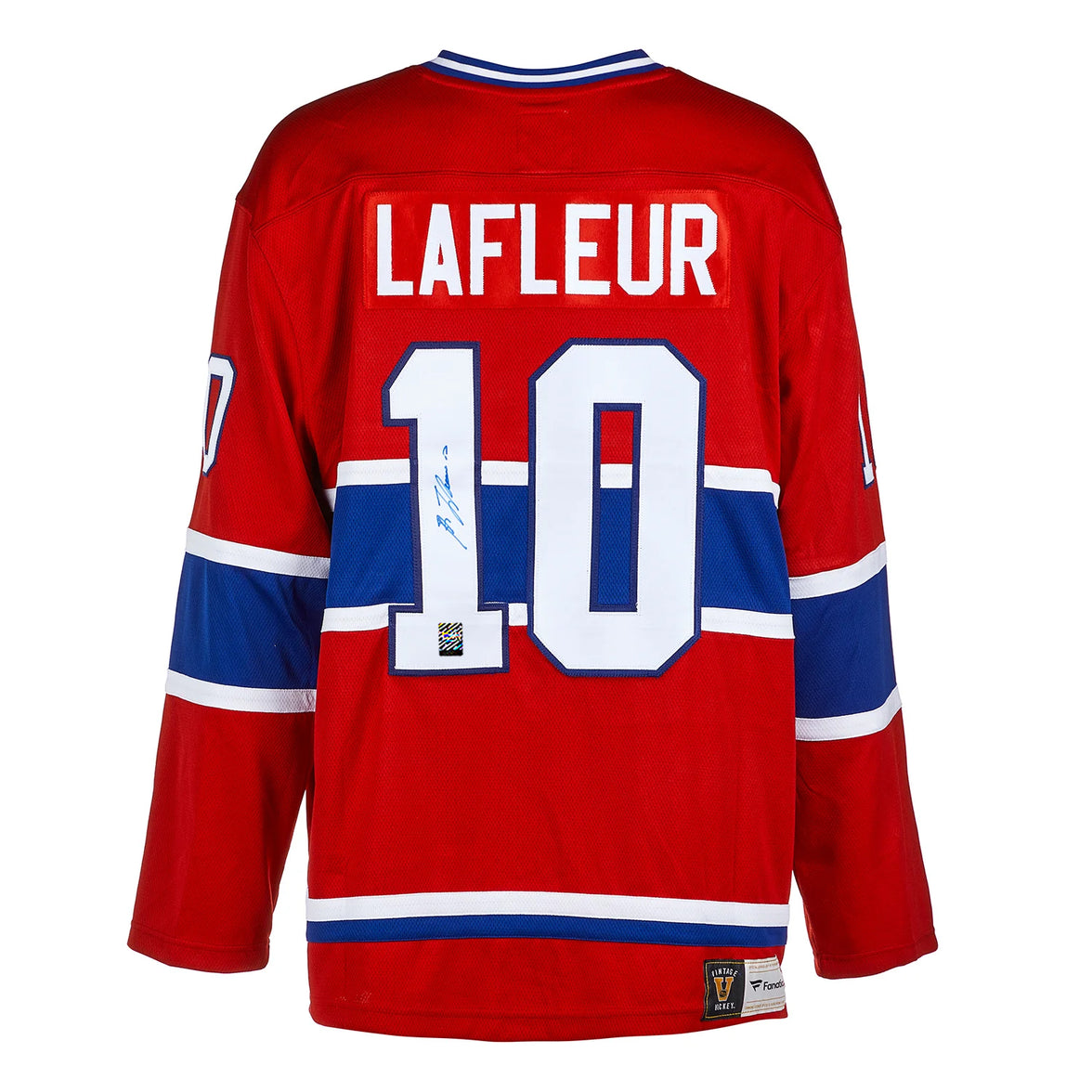 Guy Lafleur Signed Montreal Canadiens Fanatics Vintage Red Jersey