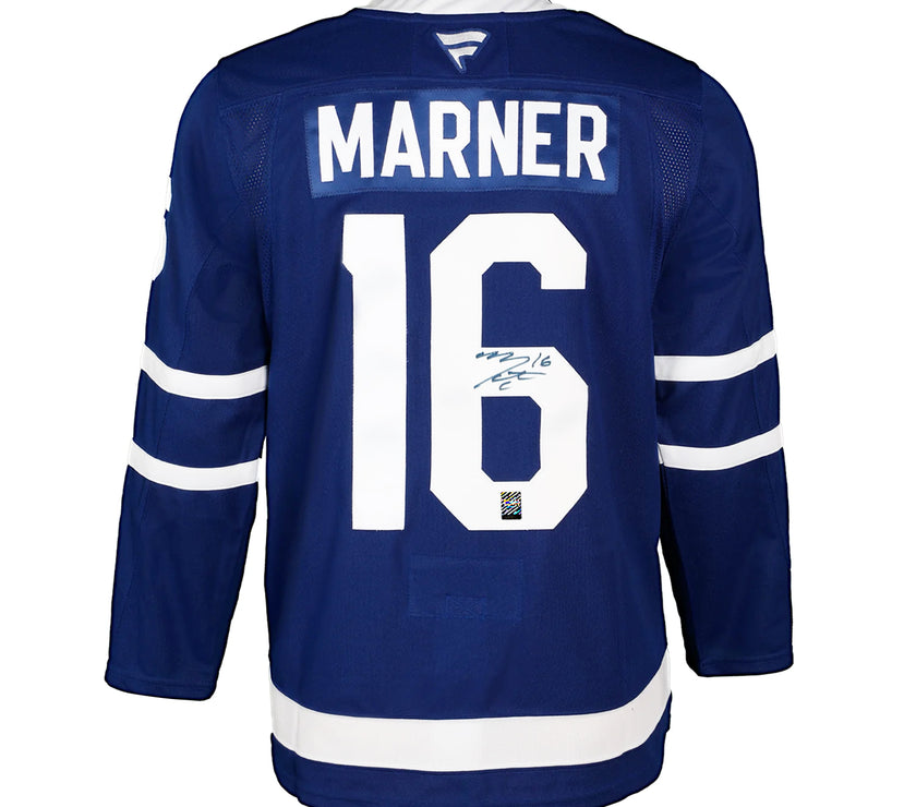 Mitch Marner Signed Toronto Maple Leafs Fanatics Premium Home Blue Jersey