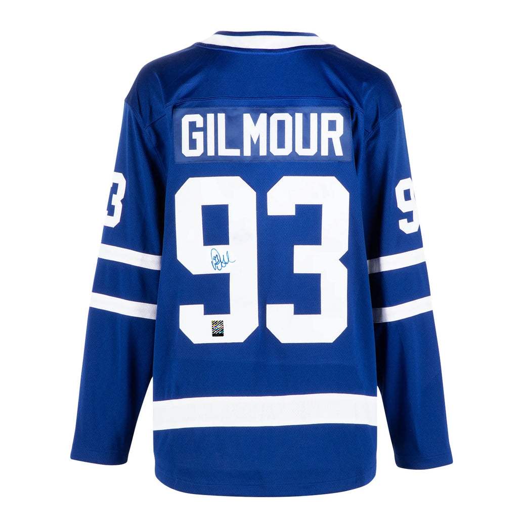 Doug Gilmour Signed Toronto Maple Leafs Fanatics Breakaway Home Blue Jersey