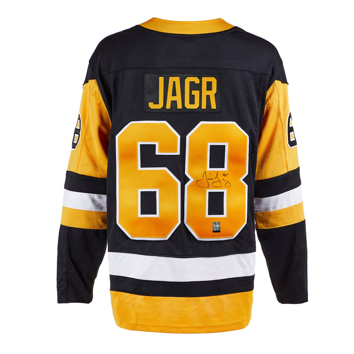 Jaromir Jagr Signed Pittsburgh Penguins Fanatics Breakaway Home Black Jersey