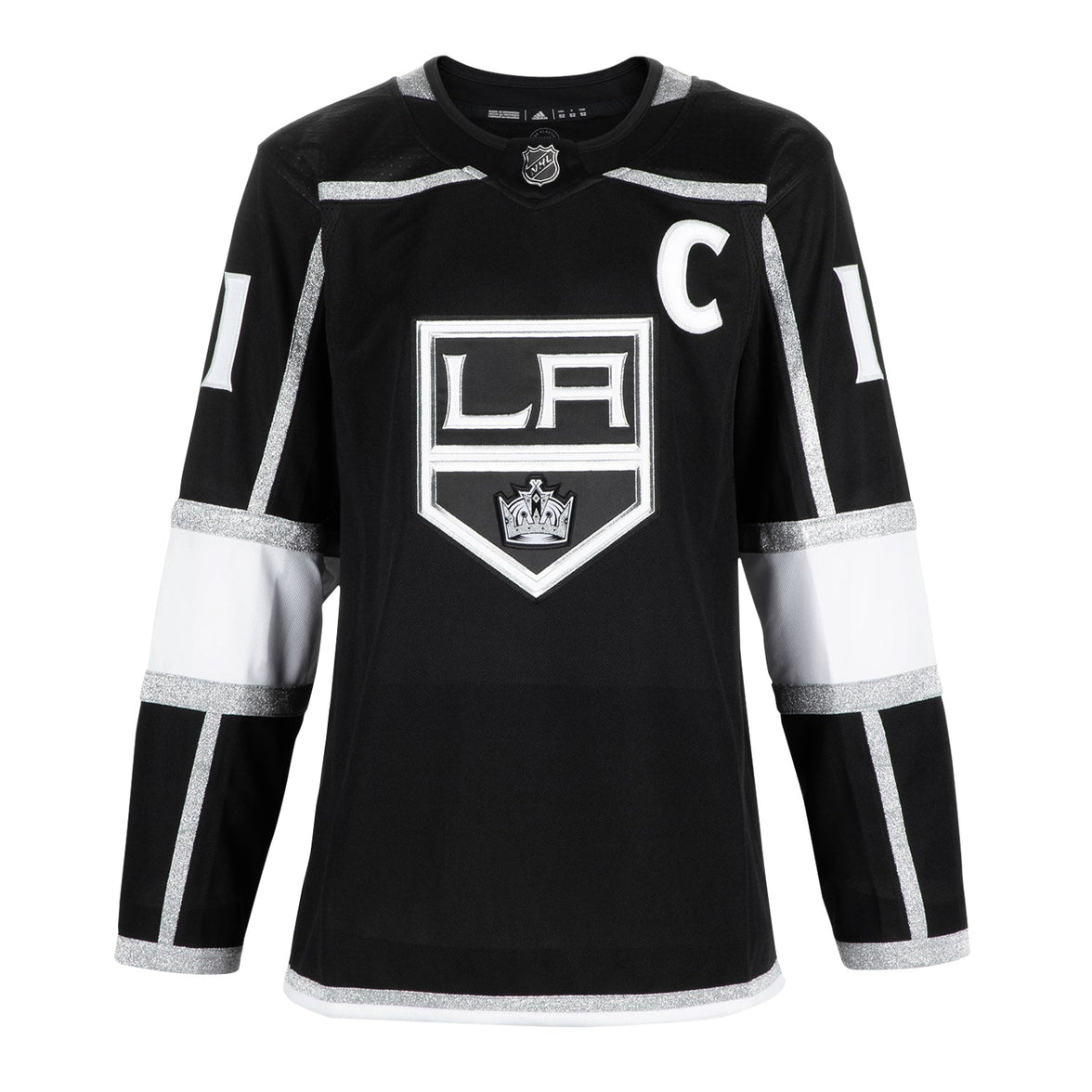 Anze Kopitar Signed Los Angeles Kings Adidas Pro Home Black Jersey