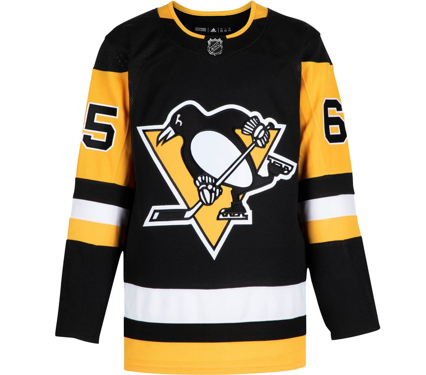 Erik Karlsson Signed Pittsburgh Penguins Adidas Pro Home Black Jersey