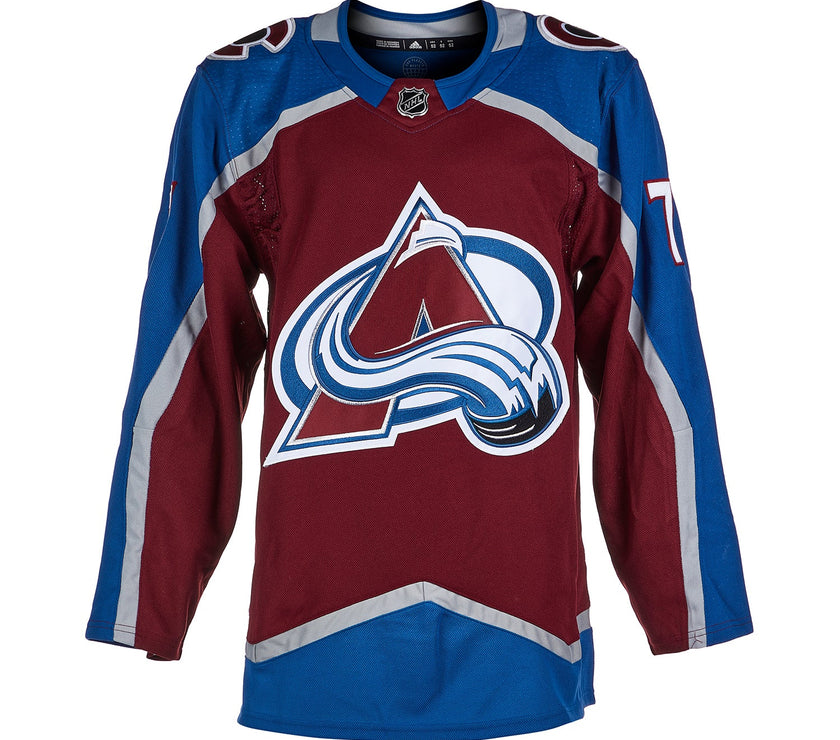Devon Toews Signed Colorado Avalanche Adidas Pro Home Maroon Jersey