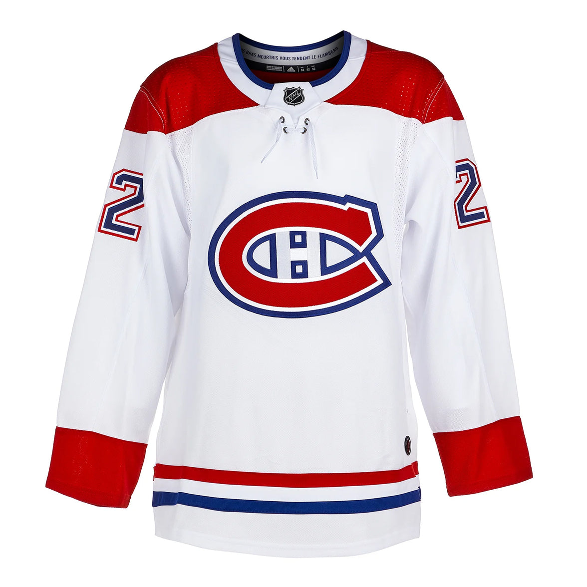 Cole Caufield Signed Montreal Canadiens Adidas Pro Away White Jersey