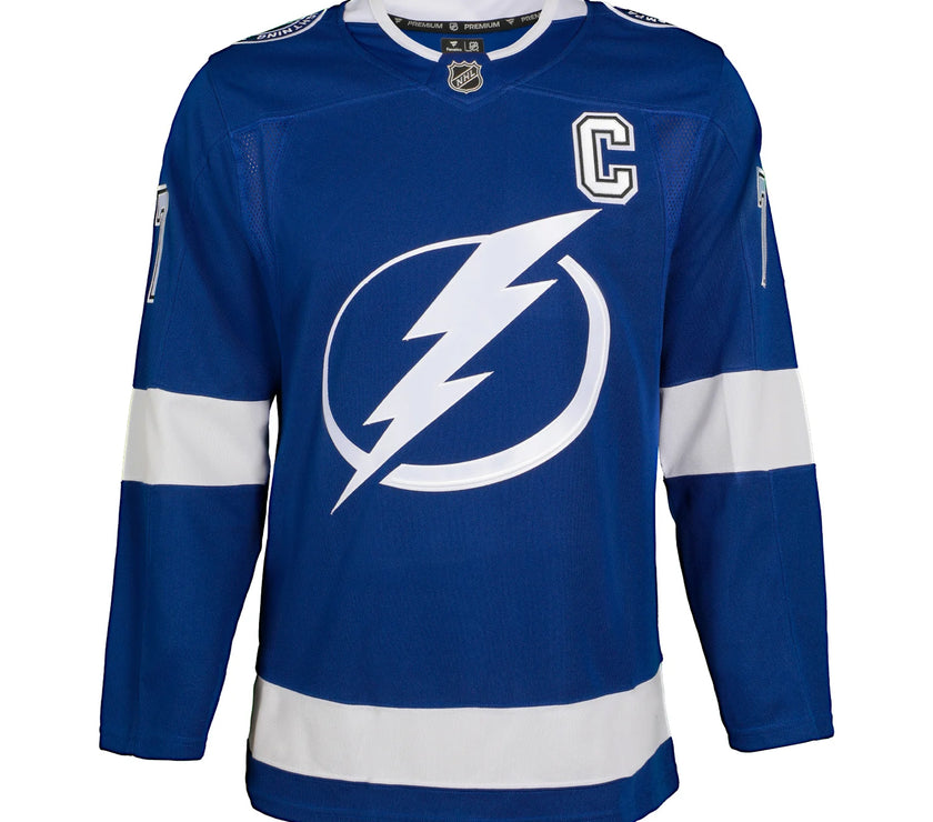 Victor Hedman Signed Tampa Bay Lightning Fanatics Premium Home Blue Jersey