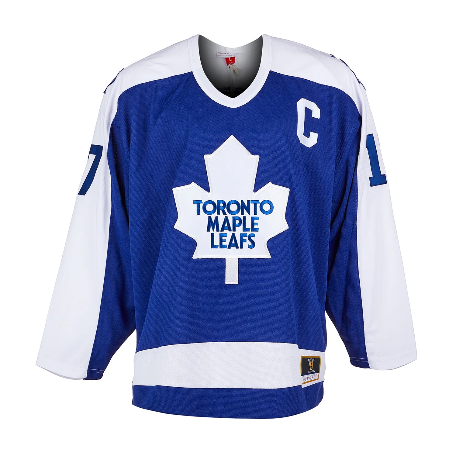 Wendel Clark Signed & Inscribed Toronto Maple Leafs Mitchell & Ness Blue Jersey