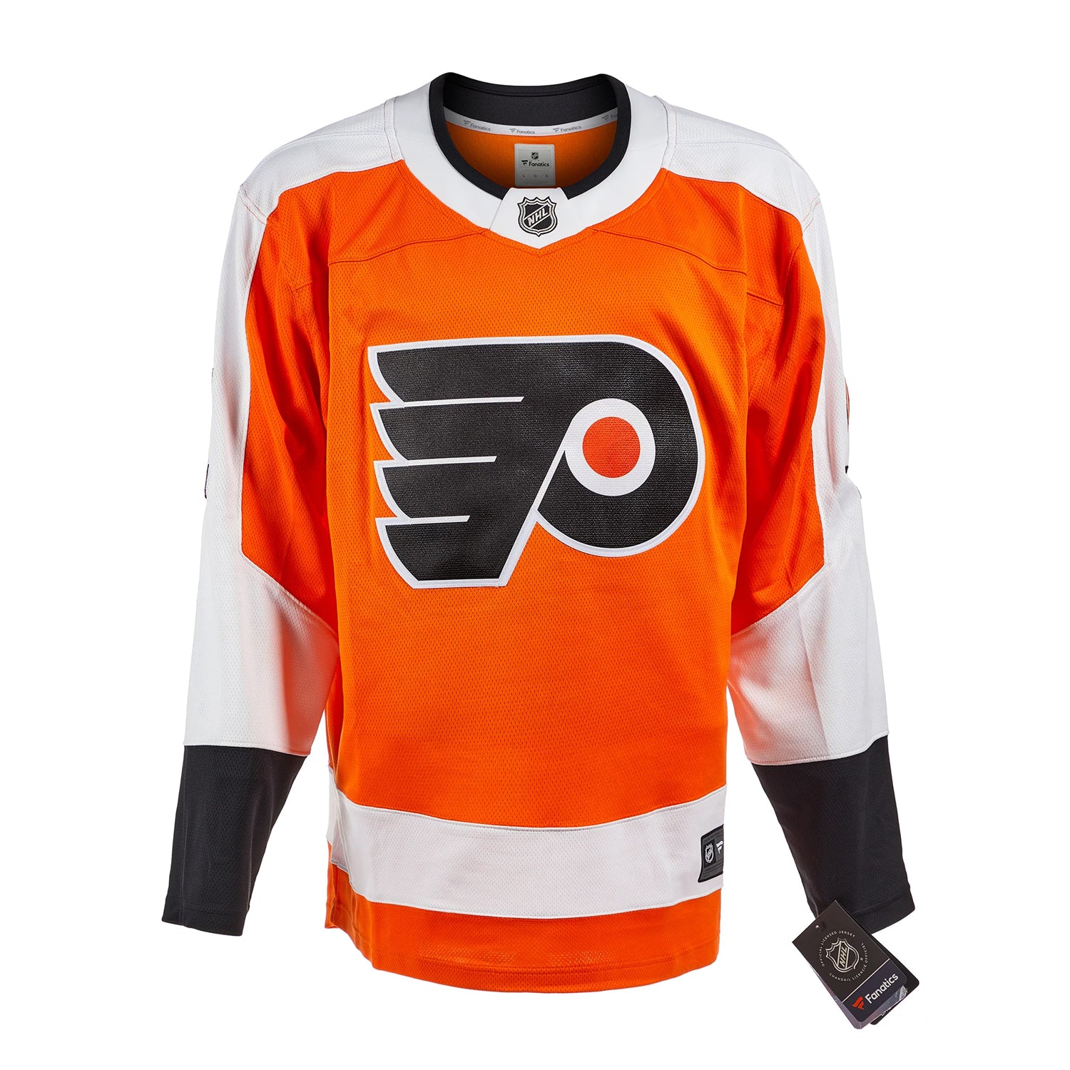 Bernie Parent Signed Philadelphia Flyers Fanatics Breakaway Home Orange Jersey - Heritage Hockey™