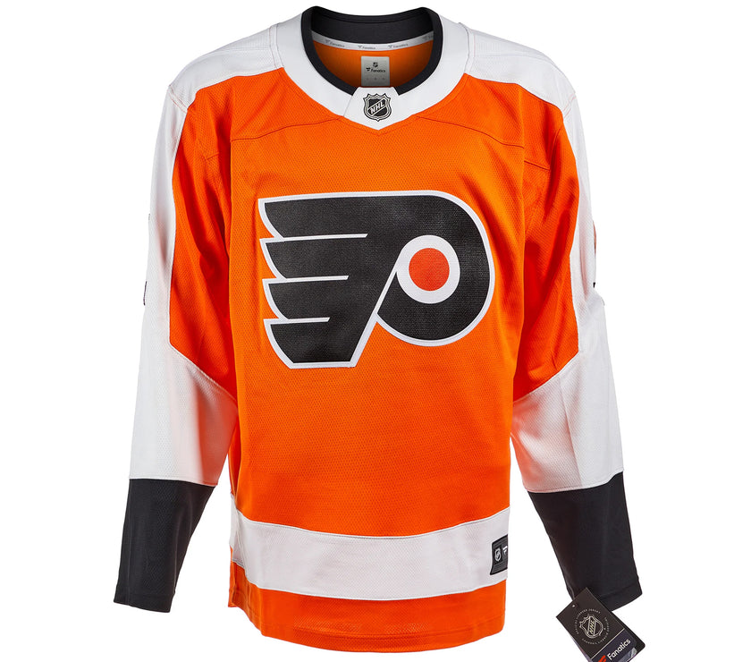 Bernie Parent Signed Philadelphia Flyers Fanatics Breakaway Home Orange Jersey - Heritage Hockey™