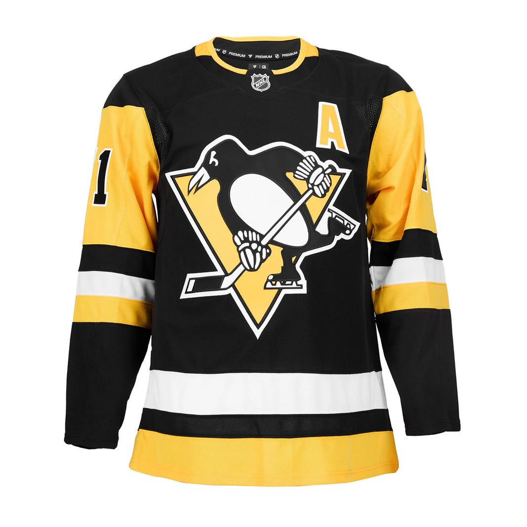 Evgeni Malkin Signed Pittsburgh Penguins Fanatics Premium Home Black Jersey