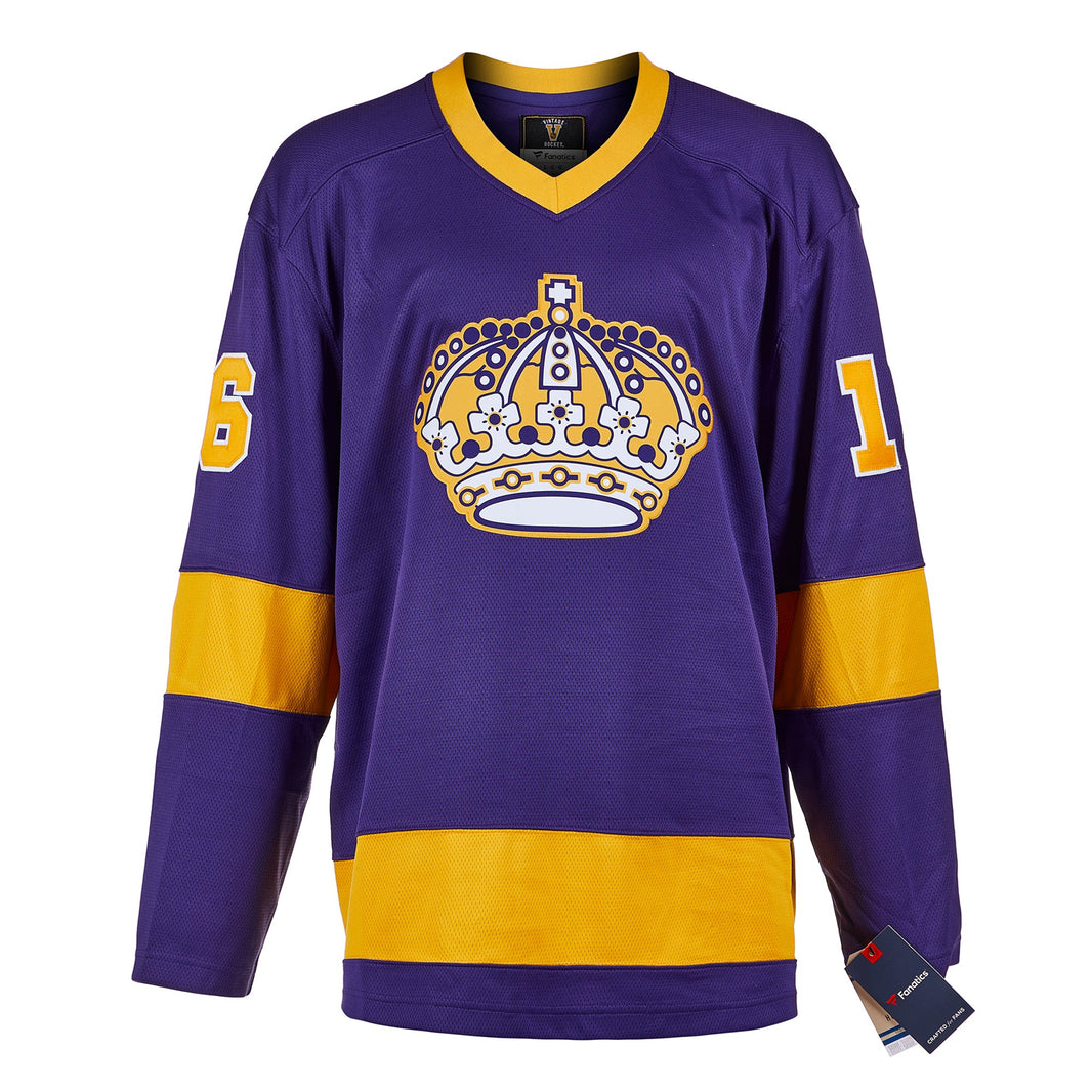 Marcel Dionne Signed Los Angeles Kings Fanatics Vintage Purple Jersey