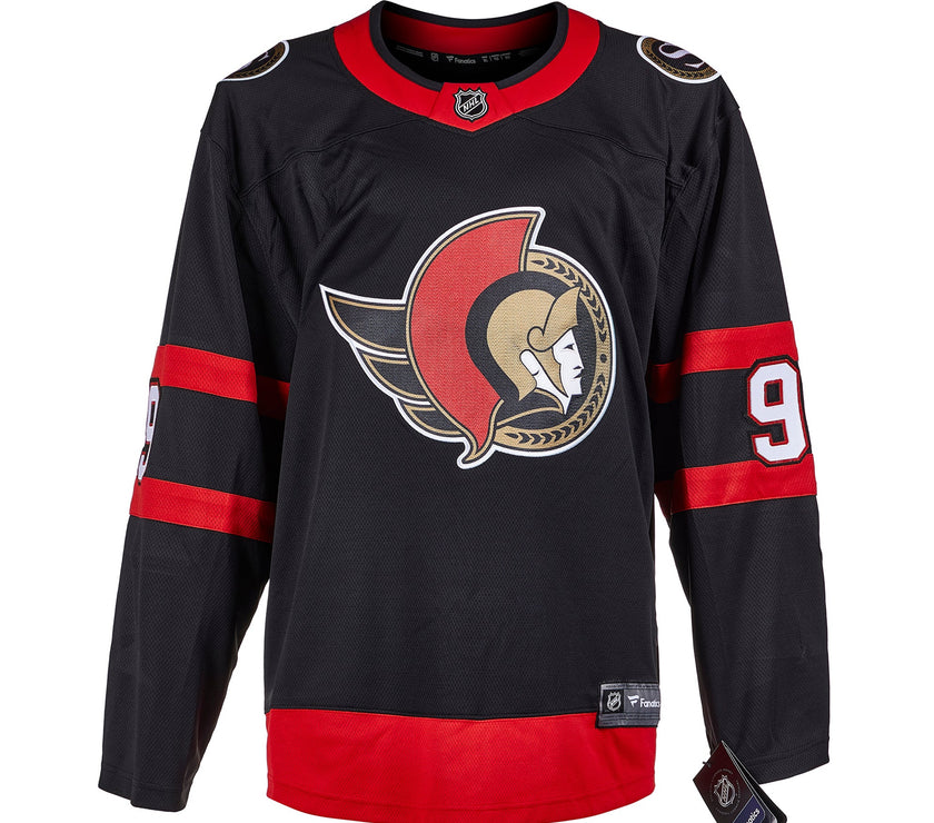 Josh Norris Signed Ottawa Senators Fanatics Breakaway Home Black Jersey