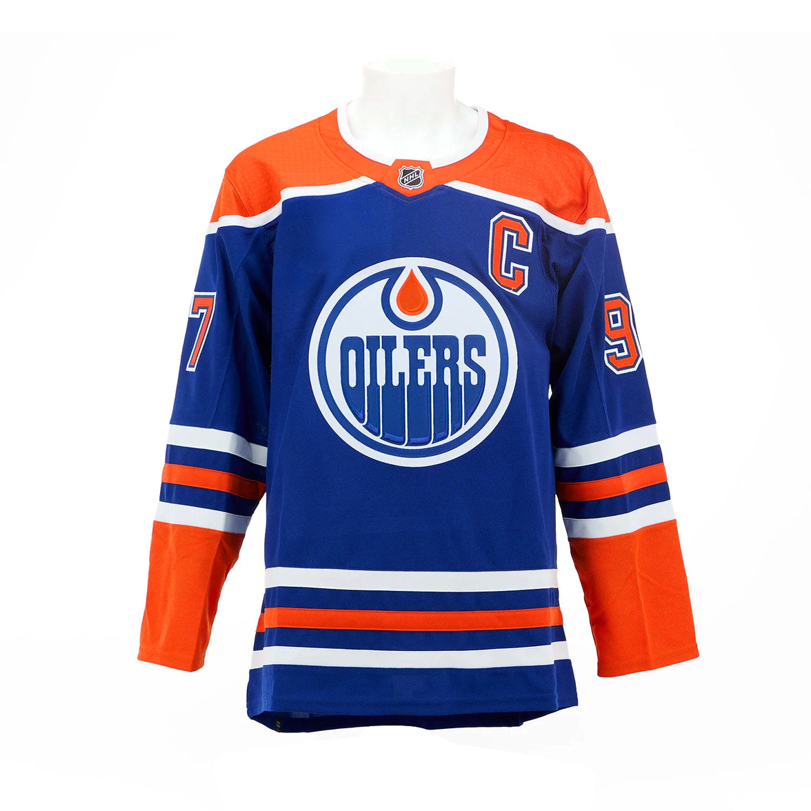 Connor McDavid Signed Edmonton Oilers Adidas Pro Home Blue Jersey