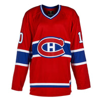 Guy Lafleur Signed Montreal Canadiens Fanatics Vintage Red Jersey - Heritage Hockey™