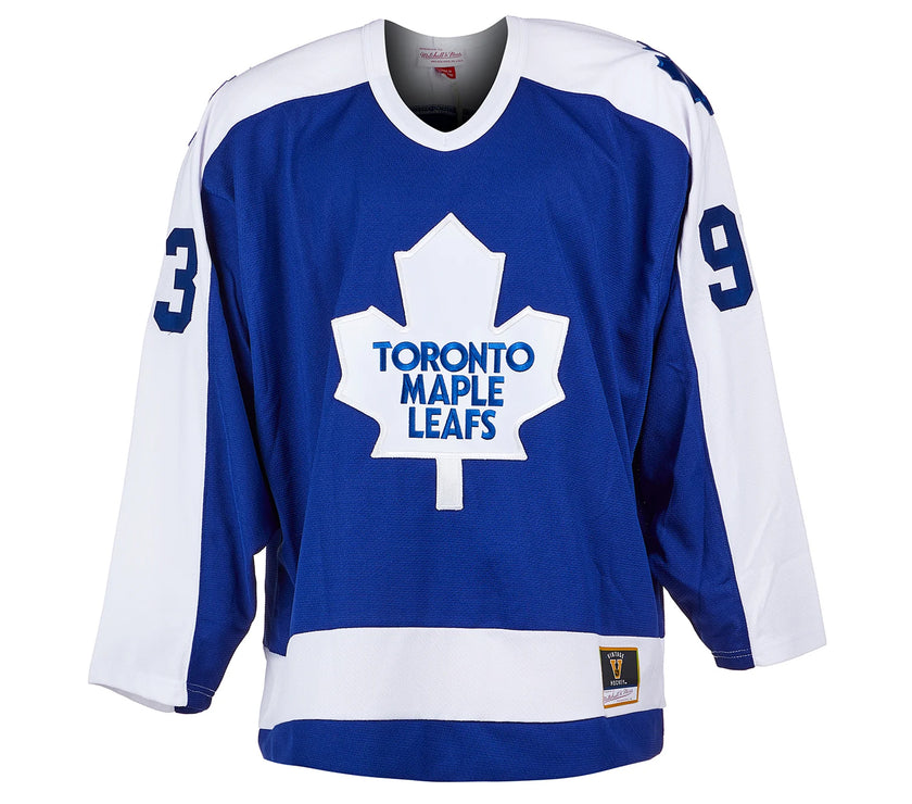 Doug Gilmour Signed Toronto Maple Leafs Mitchell & Ness Blue Jersey - Heritage Hockey™