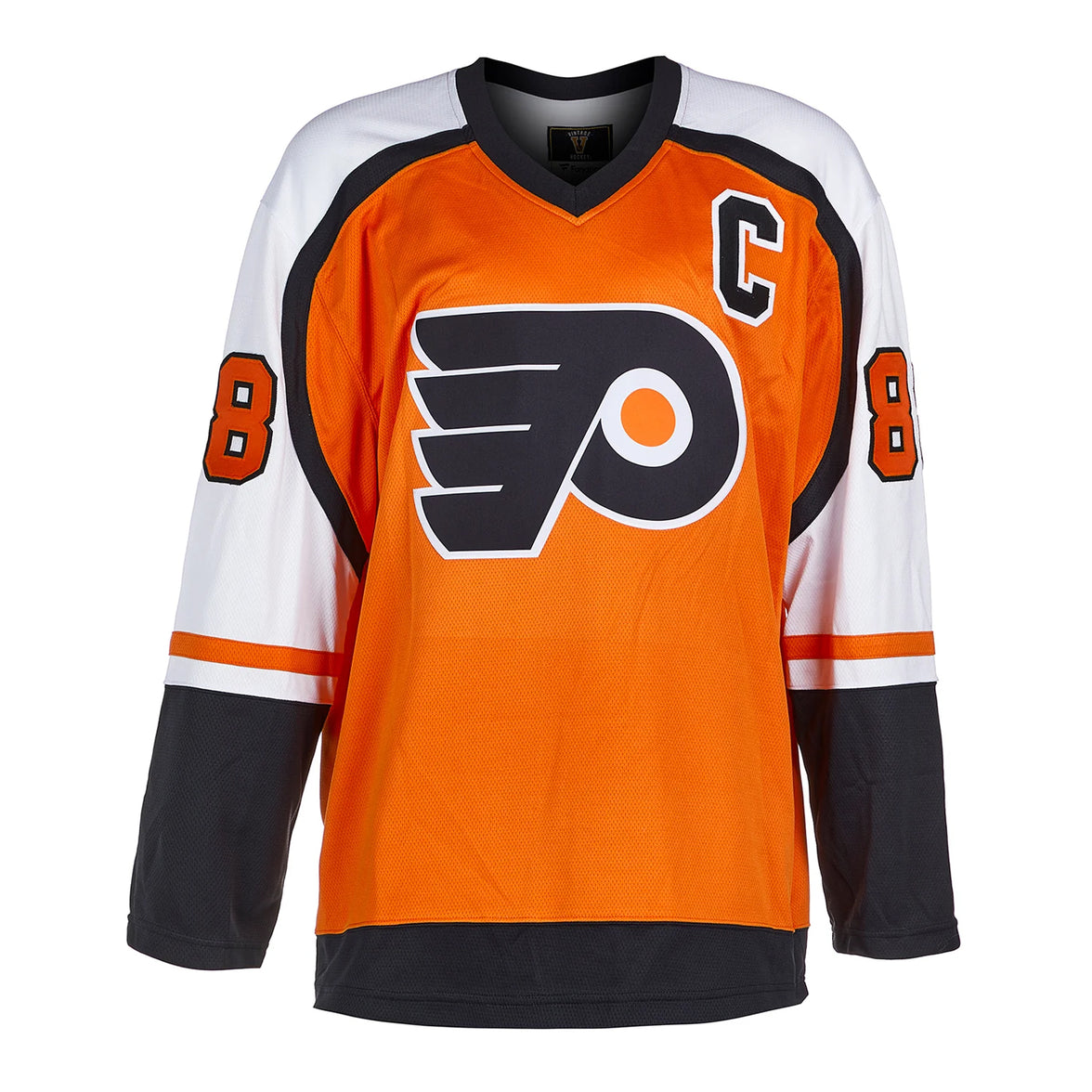 Eric Lindros Signed Philadelphia Flyers Fanatics Vintage Orange Jersey