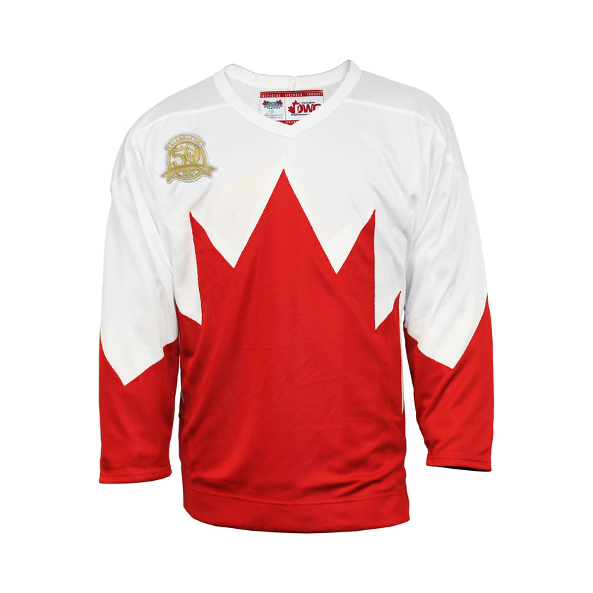 50th Anniversary Paul Henderson Signed Limited Edition Team Canada 1972 Summit Series Away White Jersey