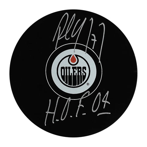 Paul Coffey Signed Edmonton Oilers Puck