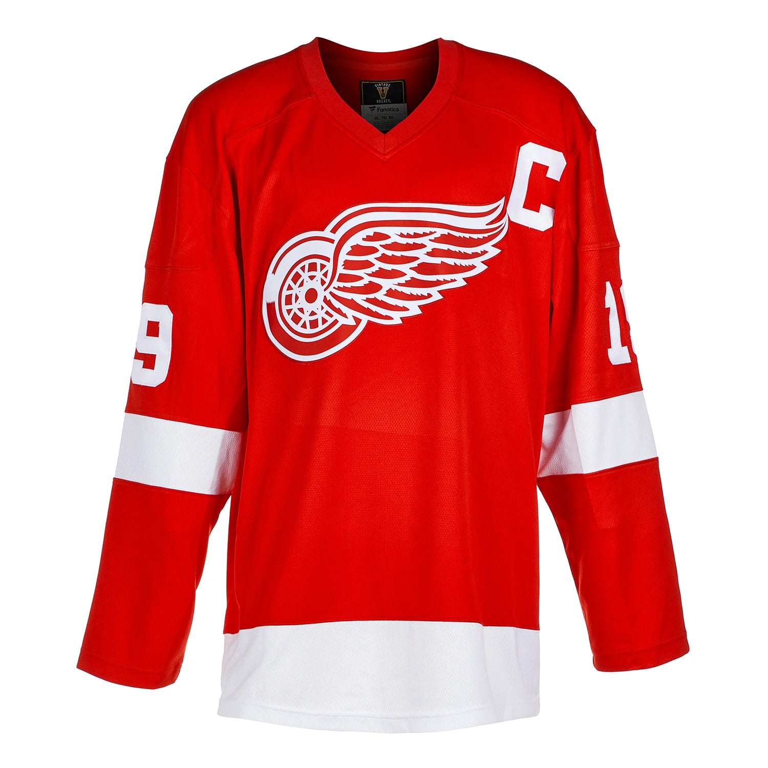 Steve Yzerman Signed Detroit Red Wings Fanatics Vintage Red Jersey